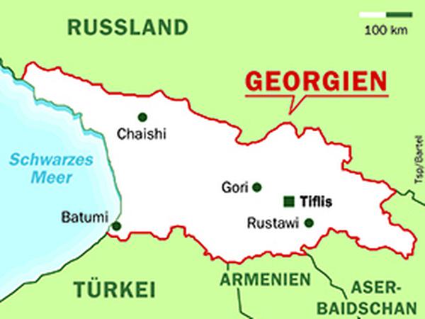 Georgien-Karte