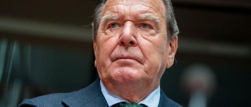 Gerhard Schröder, ehemaliger Bundeskanzler (SPD)