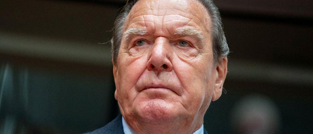 Der ehemalige Bundeskanzler Gerhard Schröder (SPD).