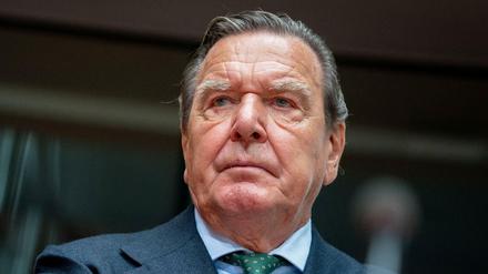 Gerhard Schröder (SPD), ehemaliger Bundeskanzler und Leiter Verwaltungsrat Nord Stream 2