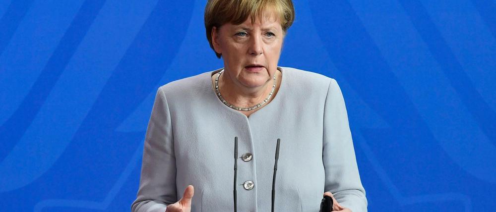 Nicht garstig sein zu den Engländern. Angela Merkel, Bundeskanzlerin, am Montag in Berlin. 
