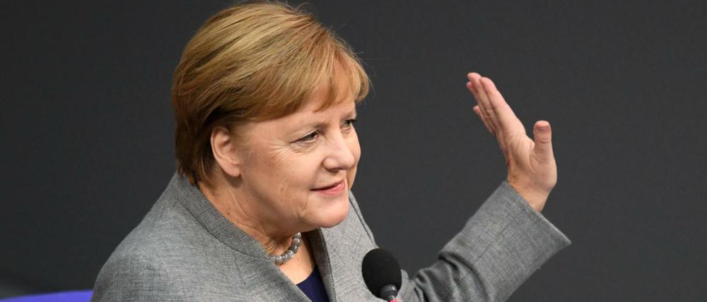 Bundeskanzlerin Angela Merkel stellte sich am Mittwoch den Fragen der Abgeordneten. 