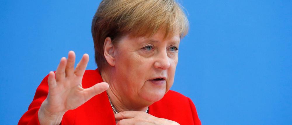 Die Bundeskanzlerin Angela Merkel (CDU).