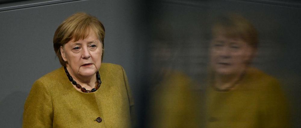 Bundeskanzlerin Angela Merkel (CDU) erklärt ihre Coronapolitik.