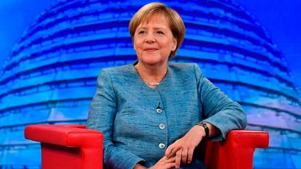 Bundeskanzlerin Angela Merkel äußerte sich im ARD-Sommerinterview auch zur Rentendebatte. 