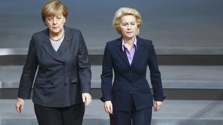 Angela Merkel und Ursula von der Leyen.