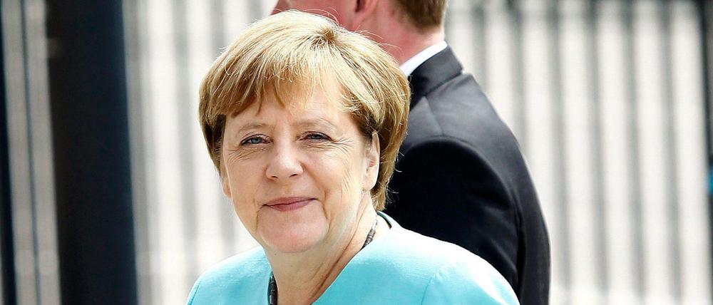 Angela Merkel beim Nato-Gipfel in Warschau.