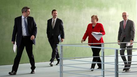 Am Mittwoch legten Bundeskanzlerin Angela Merkel (CDU) und die MInisterpräsidenten der Länder Regelungen für Neuinfektionen fest.   
