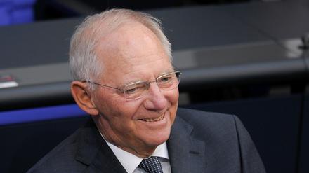 Stolz auf seine Haushaltspolitik: Bundesfinanzminister Wolfgang Schäuble (CDU)
