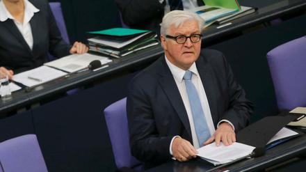 Außenminister Steinmeier lässt klarstellen: Der BND spricht nicht für die deutsche Außenpolitik.