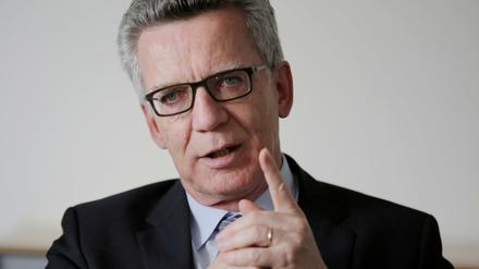 Thomas de Maizière (62) seit Dezember 2013 Bundesminister des Innern.