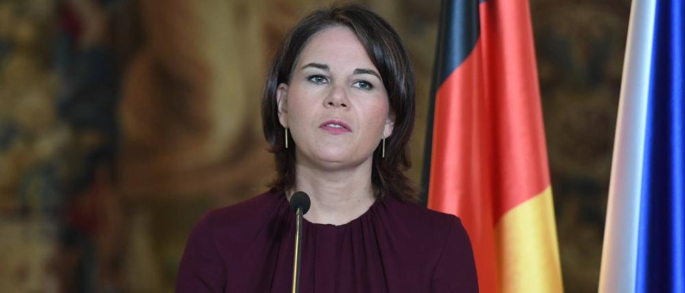 Bundesaußenministerin Annalena Baerbock kündigte einen schnellen Abschluss des Ringtauschs an.