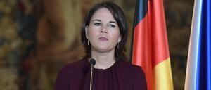 Bundesaußenministerin Annalena Baerbock kündigte einen schnellen Abschluss des Ringtauschs an.