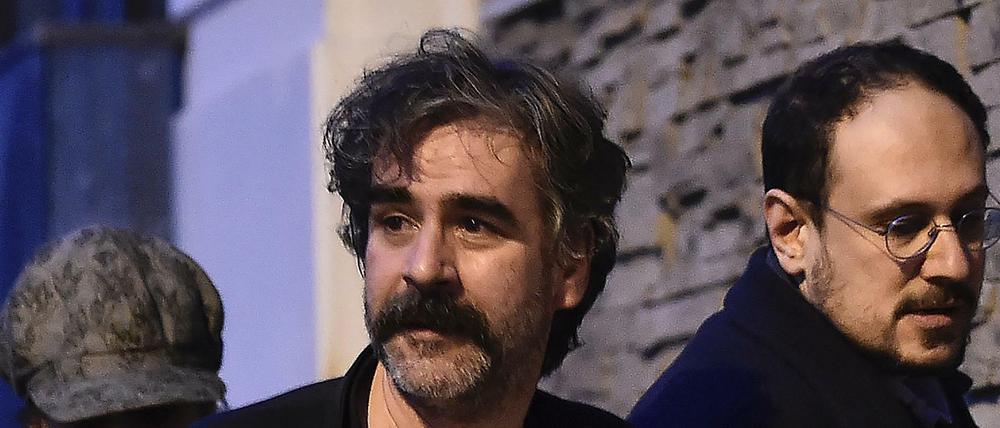 Deniz Yücel nach seiner Haftentlassung im Februar in Istanbul. 