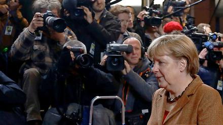 Kanzlerin Angela Merkel setzt sich in Brüssel für eine Kürzung des EU-Budgets ein.