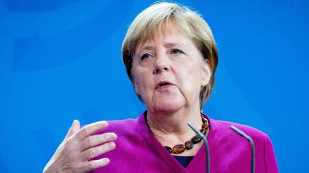 Bundeskanzlerin Angela Merkel (CDU) im Bundeskanzleramt.