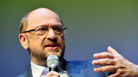 SPD-Chef Martin Schulz bei "Brigitte Live" im Gorki-Theater