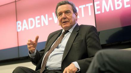 Altkanzler Gerhard Schröder.