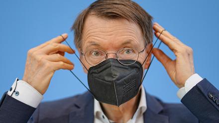 Verärgert: Bundesgesundheitsminister Karl Lauterbach (SPD).