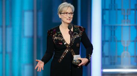 Gelobte Rede gegen Trump: Meryl Streep bei den Golden Globes