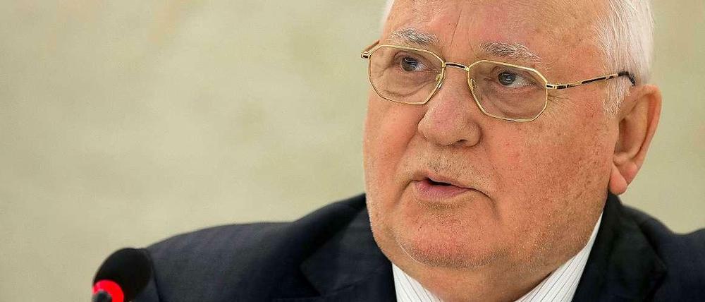Michail Gorbatschow im September 2013 in Genf