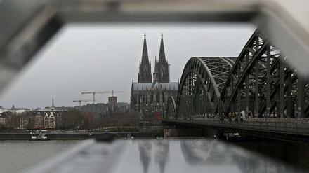 Blick auf die Stadt Köln.