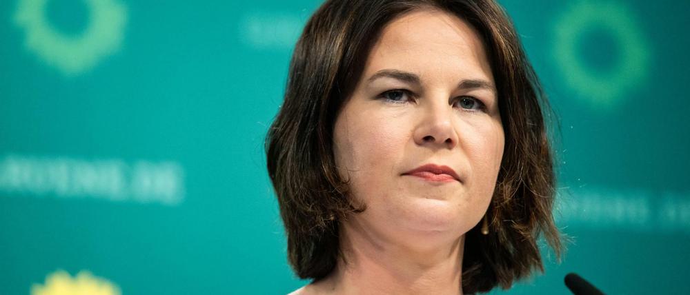 Die Kanzlerkandidatin der Grünen, Annalena Baerbock, steht weiter unter Druck.
