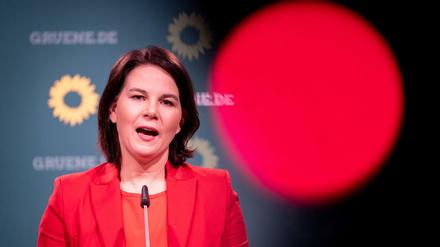 Annalena Baerbock, Bundesvorsitzende von Bündnis 90/Die Grünen und Kanzlerkandidatin
