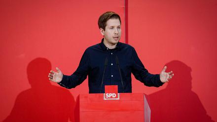 Will kein Steuergeld ausgeben, um den Benzinpreis zu drücken: Kevin Kühnert, SPD-Generalsekretär.