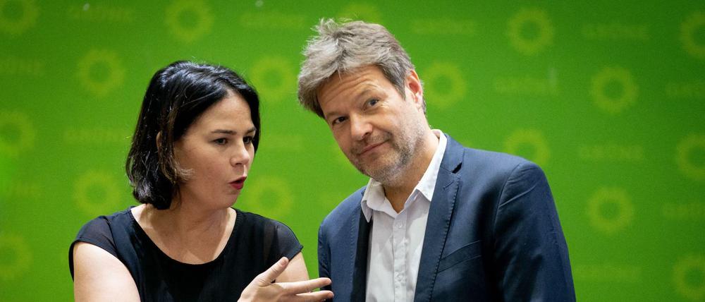 Annalena Baerbock und Robert Habeck, Bundesvorsitzende von Bündnis 90/Die Grünen. 