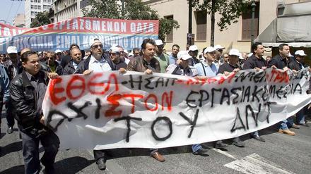 In Athen werden am Dienstag die Öffentlichen Verkehrsmittel bestreikt