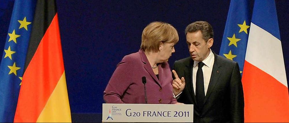 Der Kern Europas? Bundeskanzlerin Angela Merkel und Frankreichs Staatspräsident Nicolas Sarkozy.