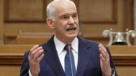 Er will das griechische Volk über die Euro-Beschlüsse abstimmen lassen: Ministerpräsident Giorgos Papandreou.