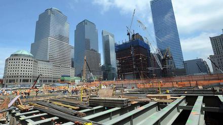 Baustelle am Ground Zero in New York.