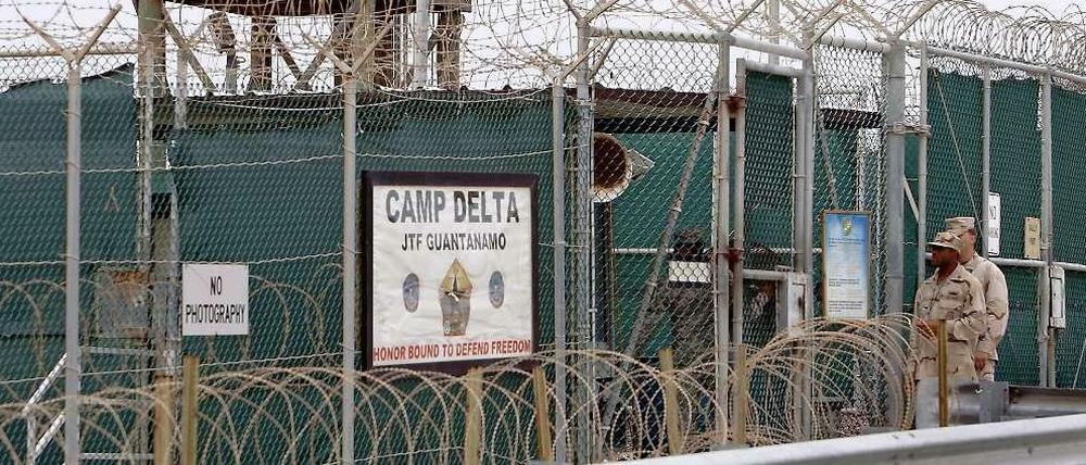 Das US-Gefangenenlager in Guantanamo Bay auf Kuba. 