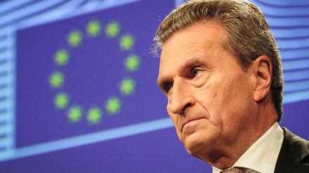 EU-Haushaltskommissar Oettinger hält mehr Ausgaben für den EU-Außengrenzenschutz für geboten.