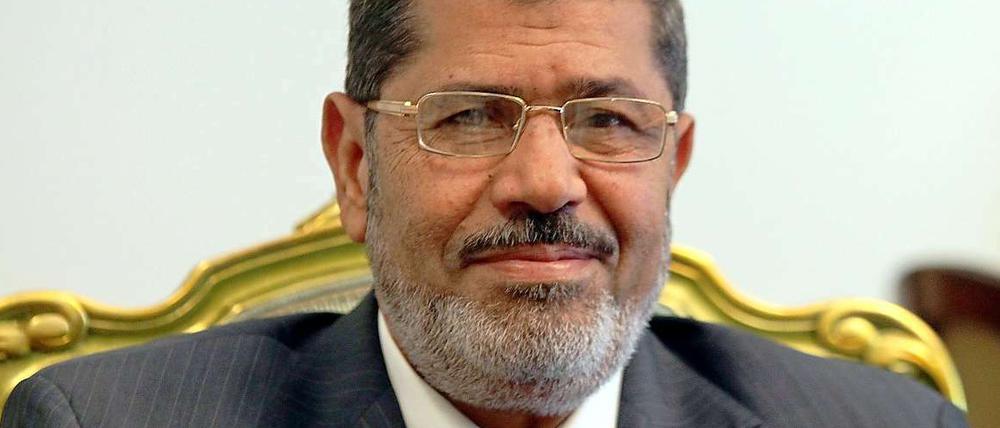 Mohammed Mursi. Von Oppositionellen wird Ägyptens Präsident bereits als "neuer Pharao" bezeichnet.