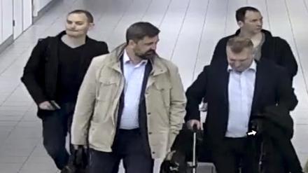 Vier russische Spione die für einen Hackerangriff auf die Organisation für ein Verbot von Chemiewaffen (OPCW) in Den Haag verantwortlich sein sollen.