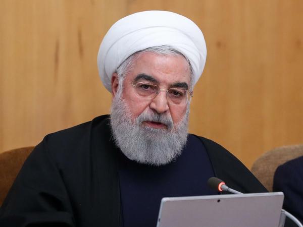 Der iranische Präsident Hassan Ruhani äußerte sich zum Flugzeugabsturz.