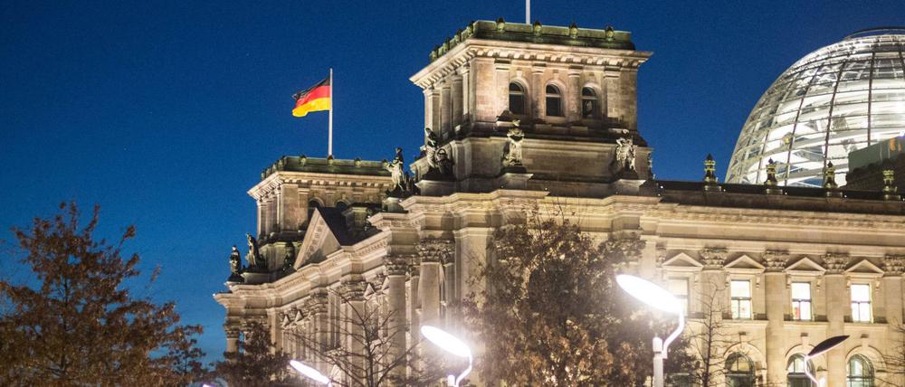 Herz der Demokratie: das Reichstagsgebäude in der Hauptstadt Berlin.