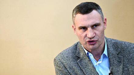 Der Ex-Boxweltmeister und Bürgermeister von Kiew Vitali Klitschko.