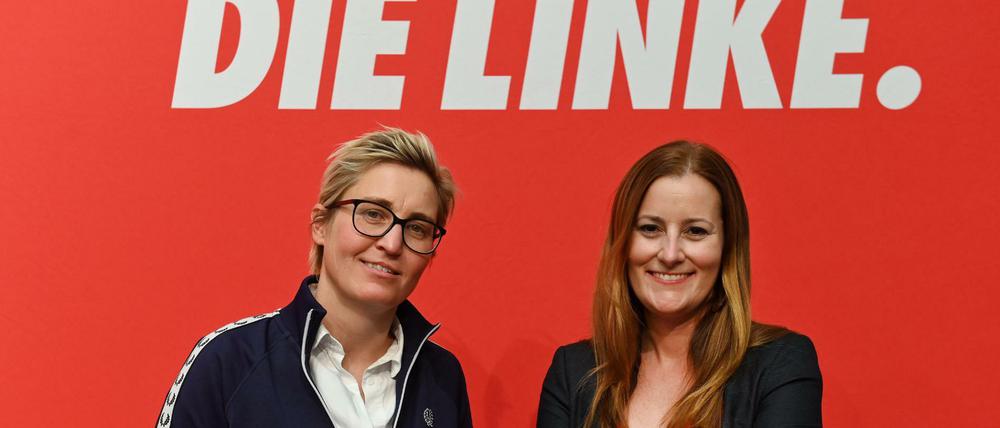 Neues Führungsduo bei der Linken: Susanne Hennig-Wellsow (links) und Janine Wissler (Archivbild)