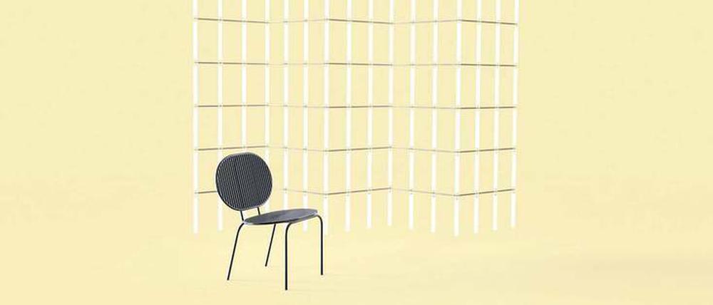 Verena Hennig hat mit dem „Light Curtain“ aus LED-Schläuchen und den Sitzmöbeln der "Roll-Collection" 2018 ihr Label Akttem gestartet.