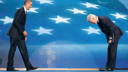 Verneigung vor dem Nachfolger. Der frühere Präsident Bill Clinton hatte beim Parteitag der Demokraten einen umjubelten Auftritt. Amtsinhaber Barack Obama dankte ihm.