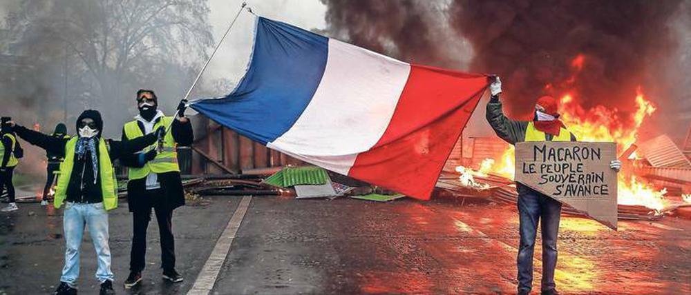 An diesem Samstag eskalierte die Gewalt bei den Protesten gegen die Politik von Präsident Emmanuel Macron.