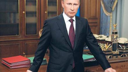 Ein Mann und sein Platz. Wladimir Putin will zurück in den Kreml. 