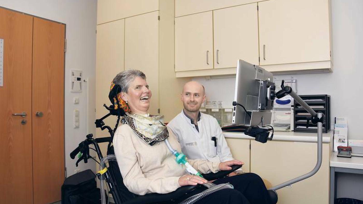 Medizinischer Fortschritt Die Lebenszeichen einer ALSPatientin