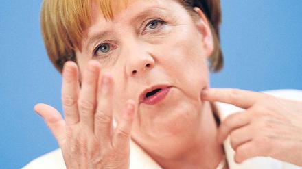 Der Alltag beginnt. Für die Zukunft von Bundeskanzlerin Angela Merkel – hier bei einer Pressekonferenz im Juli dieses Jahres – ist die Wegstrecke bis zum nächsten Frühjahr entscheidend.