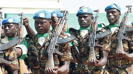 Friedenstruppe. Im sudanesischen Darfur tun Blauhelme seit 2007 Dienst. Foto: pa/dpa