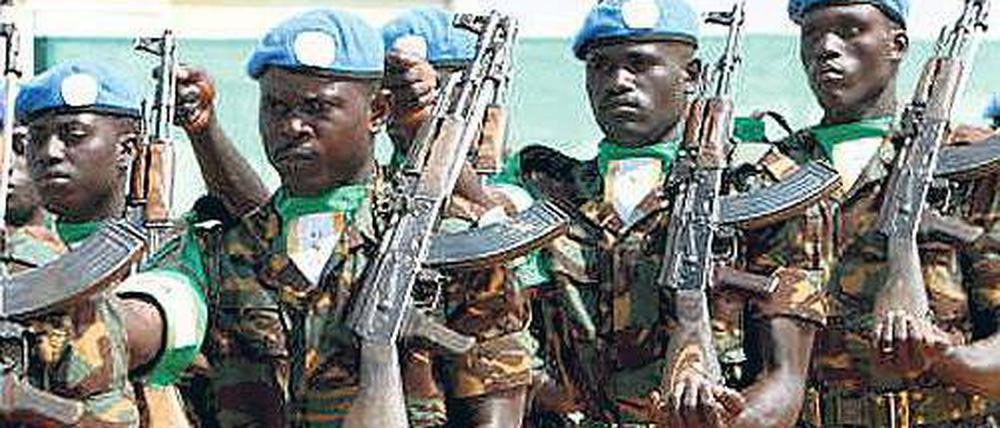 Friedenstruppe. Im sudanesischen Darfur tun Blauhelme seit 2007 Dienst. Foto: pa/dpa